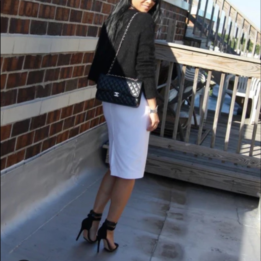 L.A.M.B. Black Suede Oxley Leather Heels Pump - Picture 10 of 10